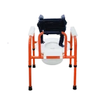 Flamingo Pediatric Commode Chair Backview Seat Belt