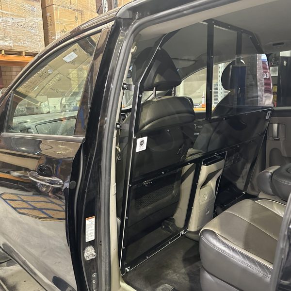 Driver Protection Screen Installed Inside Vehicle Driver Protection Screen Installed Inside Vehicle