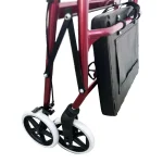 Extra Wide Heavy Duty Rollator Walker Wheels and Bag