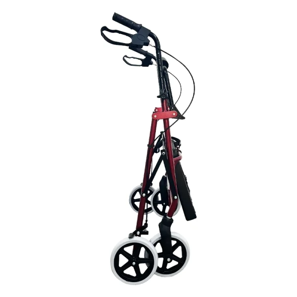 Folded Extra Wide Heavy Duty Rollator Walker Folded Extra Wide Heavy Duty Rollator Walker