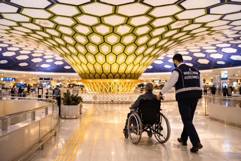 Wheelchair assistance - Abu Dhabi Airport