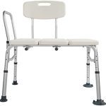 Heavy Duty Transfer Bath Bench Front View