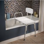 Heavy Duty Transfer Bath Bench Inside Bathroom