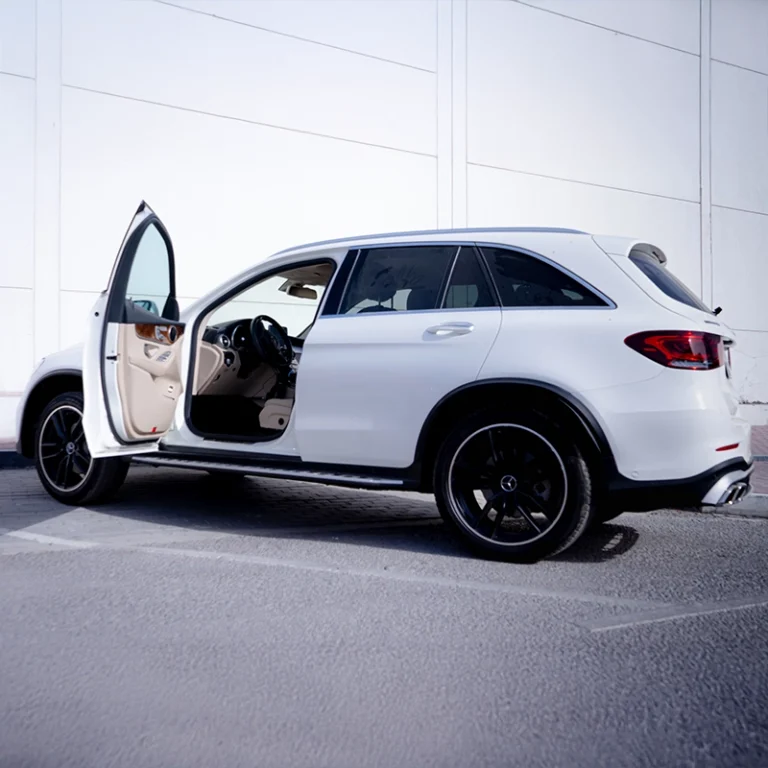 Hand-Control Vehicle Rental White Mercedes