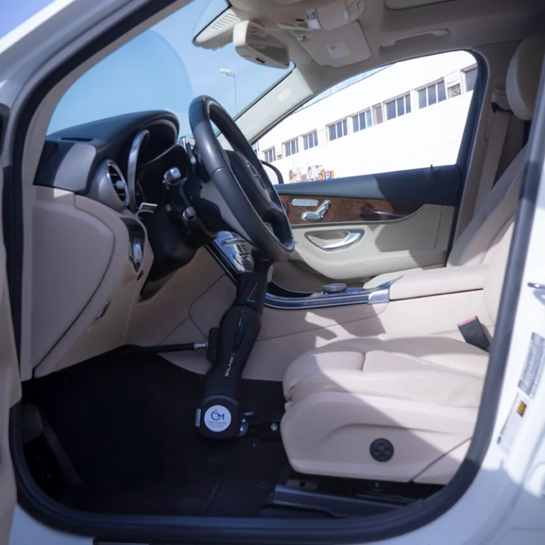Hand-Control Vehicle Rental White Mercedes With Hand Control