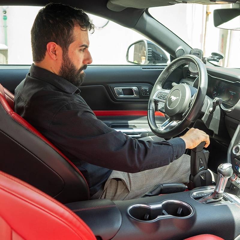 Disability Driving Vehicle With Hand Control Mustang 11