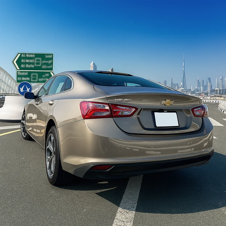 Hand-Control Vehicle Rental CHEVROLET Malibu BackView