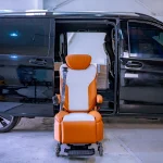 Rotating Turny Seat With Detachable Electric wheelchair Frontview