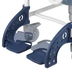 Folding Portable Commode Chair Legrest