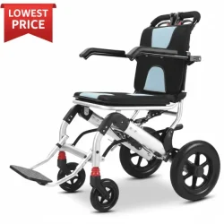 Lightweight Foldable Travel Wheelchair