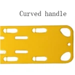 Plastic Spine Board Stretcher Curve Handle