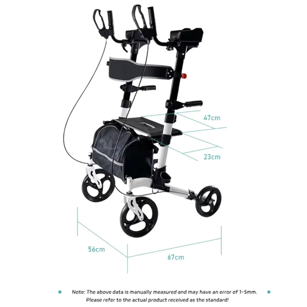 Stand Up Walker Rollator With Hand Rest Support Dimension Stand Up Walker Rollator With Hand Rest Support Dimension
