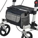 Stand Up Walker Rollator With Hand Rest Support Storage Bag