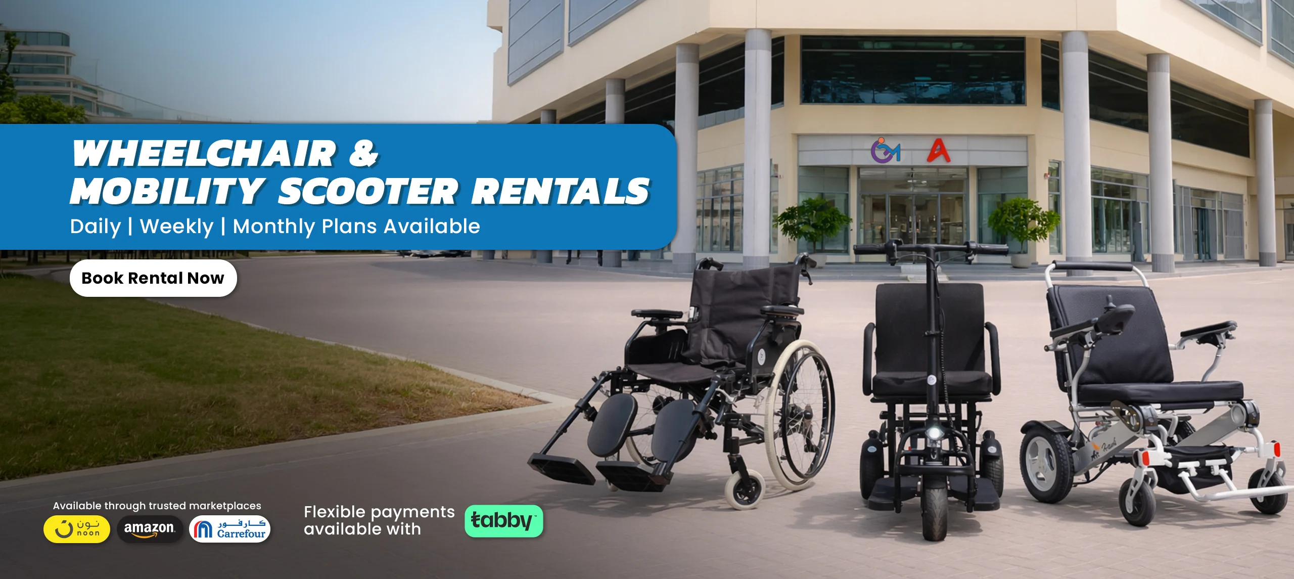 Rent mobility products in the UAE