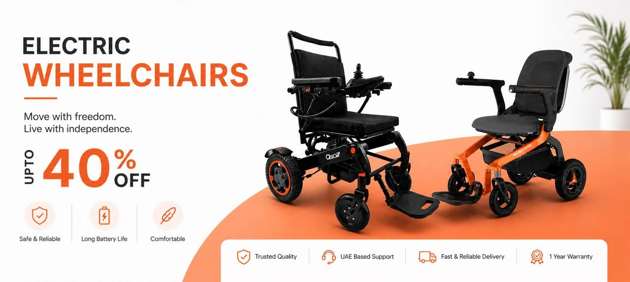 Electric Wheelchair Sale in Dubai - 40% Off Electric wheelchairs sales 40 OFF