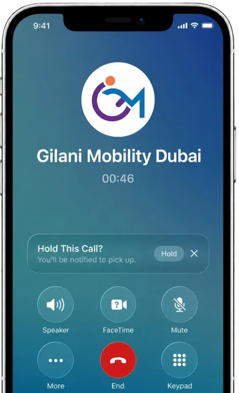 Calling Gilani Mobility Duabi