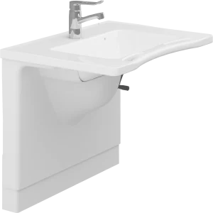 Pressalit MATRIX Height-Adjustable Basin Unit with MATRIX MEDIUM Wash Basin