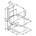 Plus Shower Seat 450 (ELECTRICAL) 5