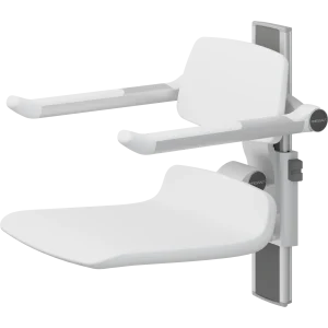 Pressalit PLUS Shower Seat 450 - Manual Height Adjustment