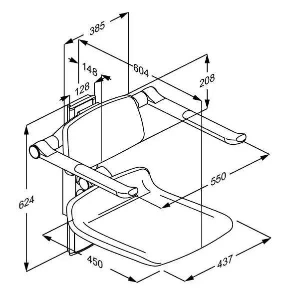 Plus Shower Seat 450 (MANUAL) 5 Plus Shower Seat 450 (MANUAL) 5