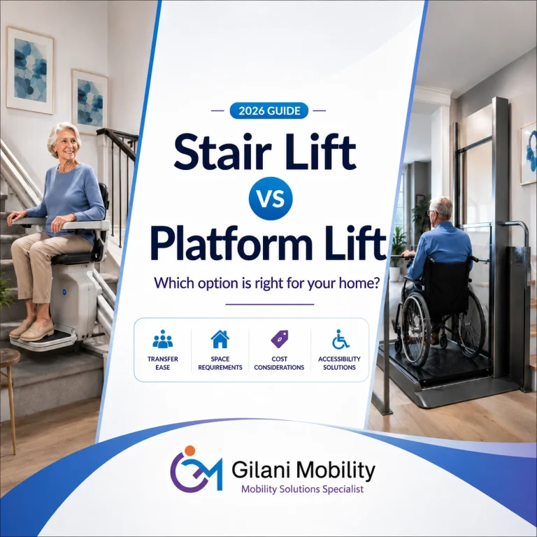 stair lift vs platform lift by gilani mobility