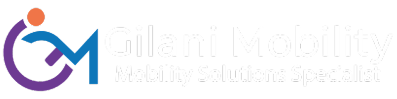 Gilani Mobility White Text
