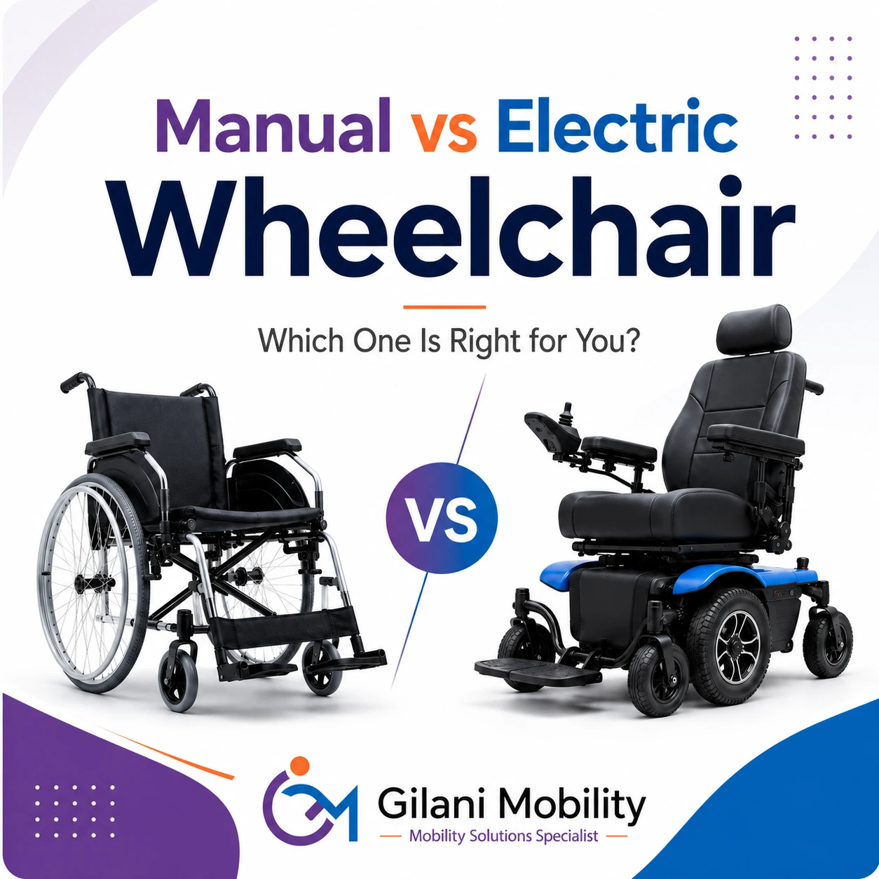 Manual vs electric wheelchairs