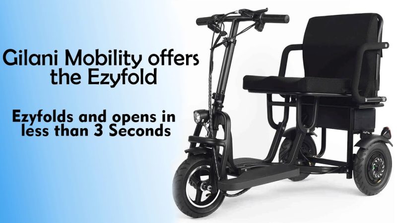 EZYFOLD Portable Foldable Electric Mobility Scooter | Gilani Mobility Dubai