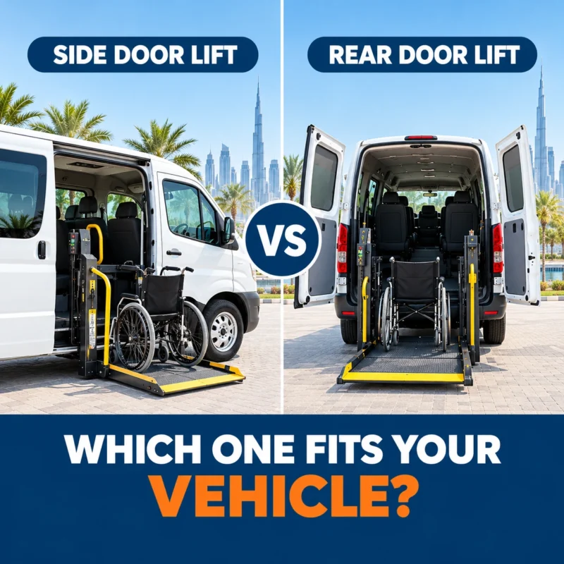 Side Door vs Rear Door Lift